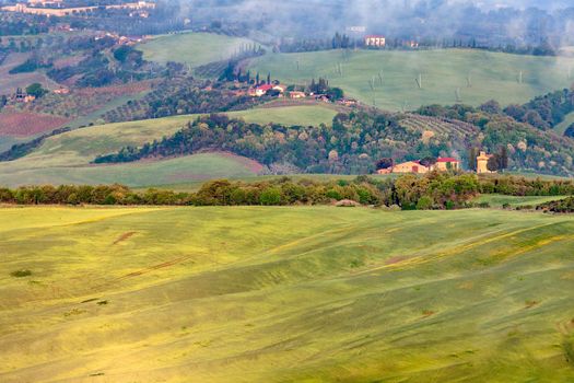 Tuscany landscape seen springtime Tuscany, Italy.
