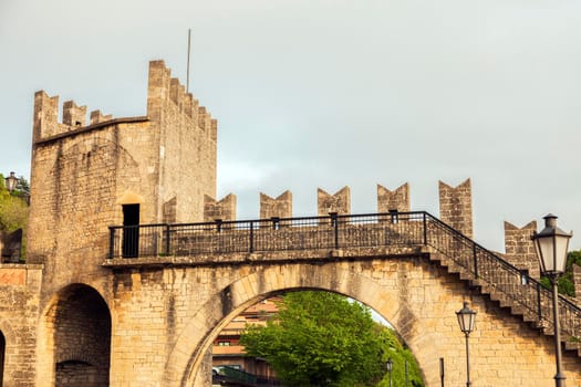 Old architecture of San Marino. San Marino.