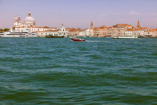 Architecture of Venice at sunset. Venice, Veneto, Italy