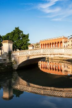 Old architecture of Padua. Padua, Veneto, Italy.