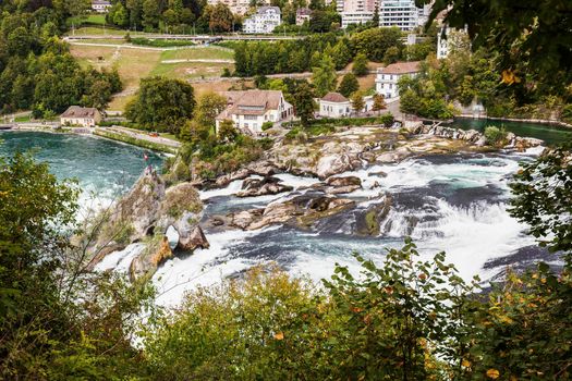 Rhine Falls in Neuhausen am Rheinfall, Switzerland