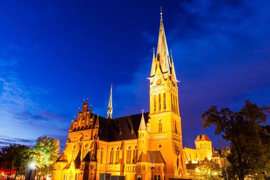 St. Catherine's Church in Torun. Torun, Kuyavian-Pomeranian, Poland