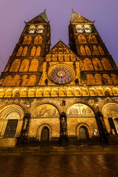 St. Peter's Cathedral in Bremen. Bremen, Germany. 
