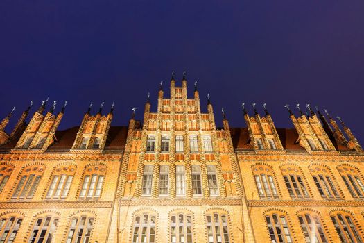 Old Town Hall of Hanover. Hanover, Lower Saxony, Germany.