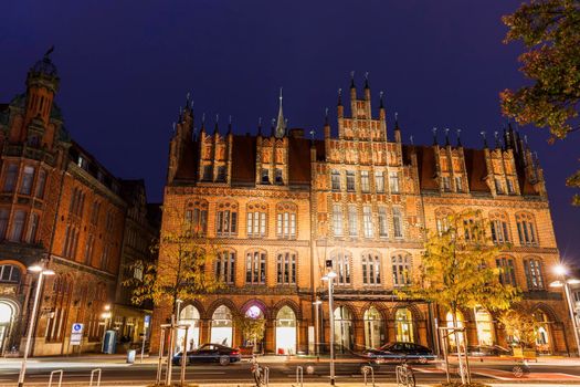 Old Town Hall in Hanover. Hanover, Lower Saxony, Germany.