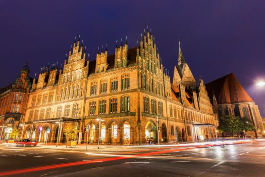 Old Town Hall in Hanover. Hanover, Lower Saxony, Germany.