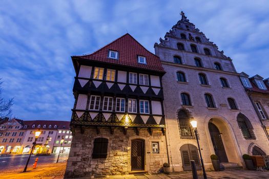 Architecutre of Braunschweig. Braunschweig, Lower Saxony, Germany.