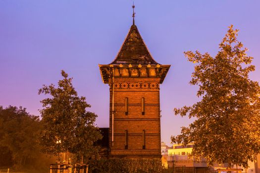 Old Tower in Magdeburg. Magdeburg, Lower Saxony, Germany.