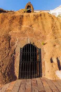 Cave Chapel in Artenara. Artenara, Gran Canaria, Canary Islands, Spain.