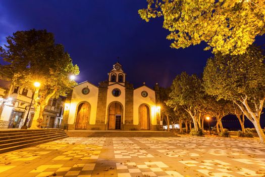 Church in Valleseco. Gran Canaria, Canary Islands, Spain.
