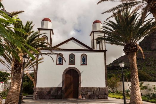 Ermita de las Nieves in Puerto de las Nieves. Gran Canaria, Canary Islands, Spain.