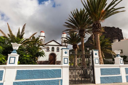 Ermita de las Nieves in Puerto de las Nieves. Gran Canaria, Canary Islands, Spain.