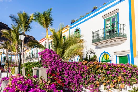 Town of Puerto De Mogan. Gran Canaria, Canary Islands, Spain.