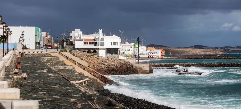 Pozo Izquierdo - shore of Atlantic Ocean. Gran Canaria, Canary Islands, Spain.