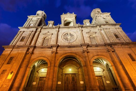 Las Palmas Cathedral of Santa Ana. Las Palmas, Gran Canaria, Canary Islands, Spain.