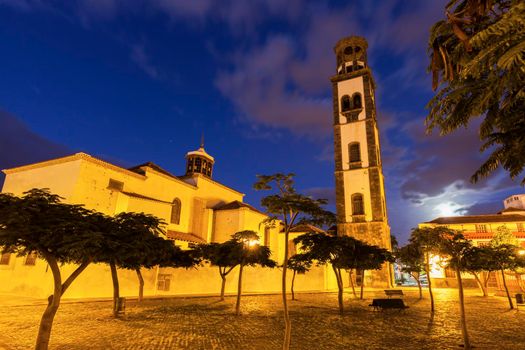 Church of the Conception in Santa Cruz de Tenerife. Santa Cruz de Tenerife, Tenerife, Spain.