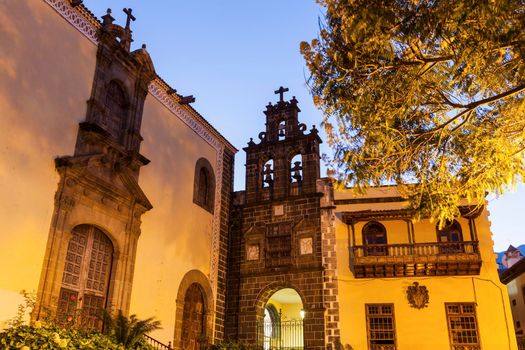 San Agustin Church in La Orotava. Orotava, Tenerife, Canary Islands, Spain.