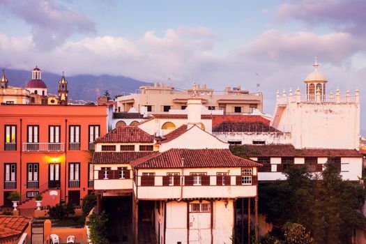 Panorama of La Orotava. Orotava, Tenerife, Canary Islands, Spain.
