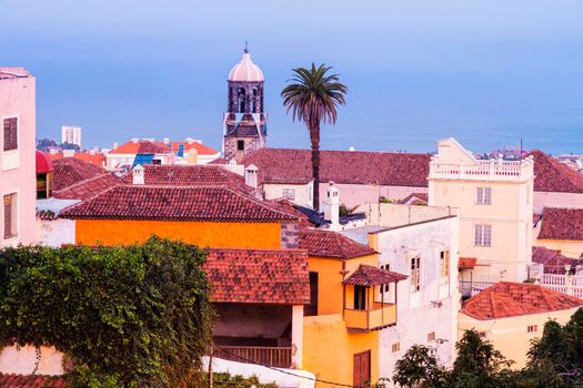 Panorama of La Orotava. Orotava, Tenerife, Canary Islands, Spain.