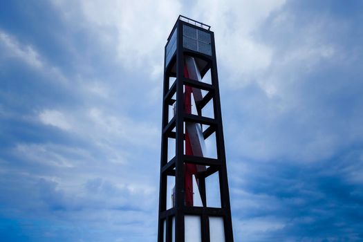 Lighthouse in Puerto de la Cruz. Tenerife, Canary Islands, Spain.