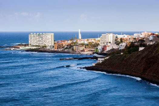 Punta del Hidalgo panorama. Tenerife, Canary Islands, Spain.