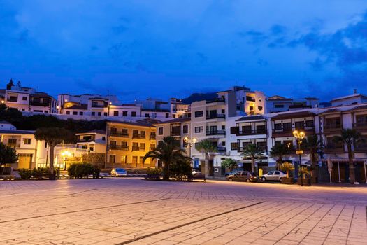 Candelaria panorama at sunrise. Tenerife, Canary Islands, Spain.