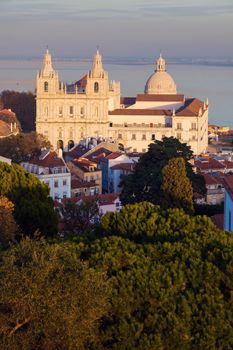 Sao Vicente de Fora Monastery in Lisbon. Lisbon, Portugal.