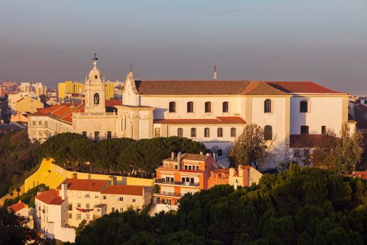 Graca Church in Lisbon. Lisbon, Portugal.