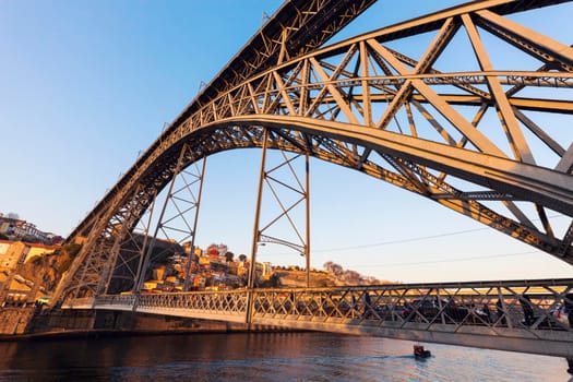 Luiz I Bridge in Porto. Porto, Norte, Portugal.