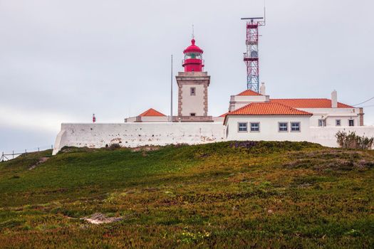 Cabo da Roca Lighthouse. Colares, Lisbon, Portugal.