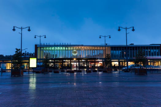 Gare d'Arras - railway station at evening. Arras, Nord-Pas-de-Calais-Picardy, France.