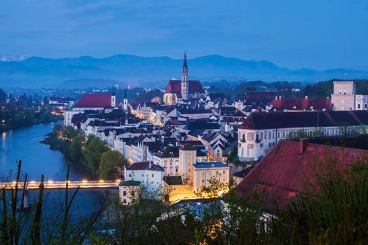 Stadtpfarrkirche in Steyr. Steyr, Upper Austria, Austria.