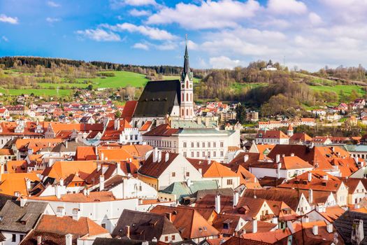 Beautiful Cesky Krumlov. Cesky Krumlov, South Bohemia, Czech Republic.