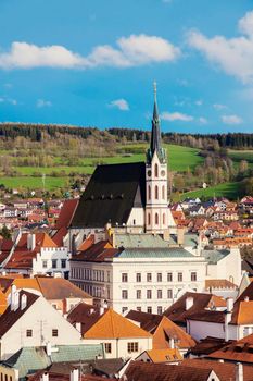 Beautiful Cesky Krumlov. Cesky Krumlov, South Bohemia, Czech Republic.