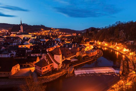 Beautiful Cesky Krumlov. Cesky Krumlov, South Bohemia, Czech Republic.