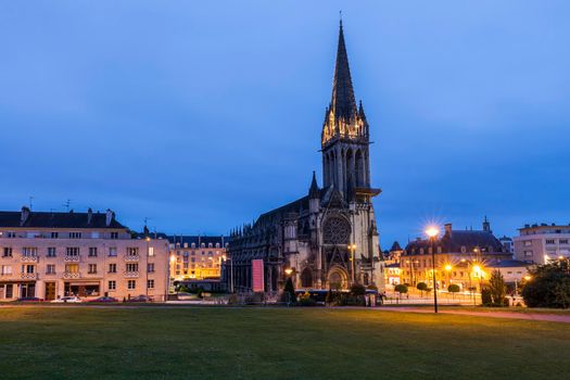 St Peter's Church in Caen. Caen, Normandy, France.