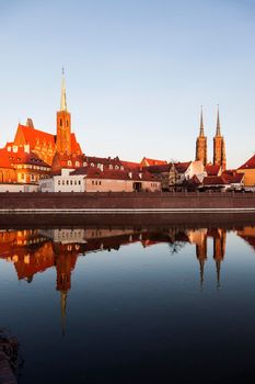 Wroclaw Cathedral and Collegiate Church. Wroclaw, Lower Silesian, Poland.