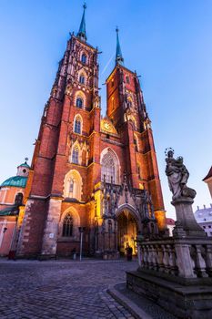 Wroclaw Cathedral. Wroclaw, Lower Silesian, Poland.