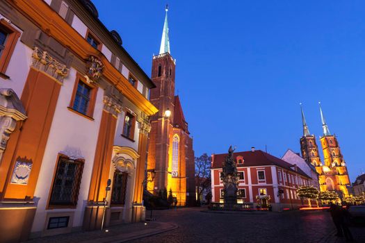 Wroclaw Collegiate Church. Wroclaw, Lower Silesian, Poland.