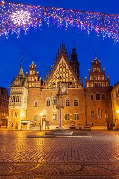 Old City Hall on Market Square in Wroclaw. Wroclaw, Lower Silesian, Poland.