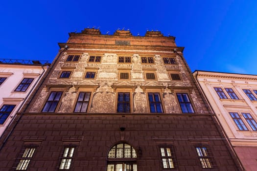 Old Town Hall on Republic Square in Pilsen. Pilsen, Bohemia, Czech Republic.