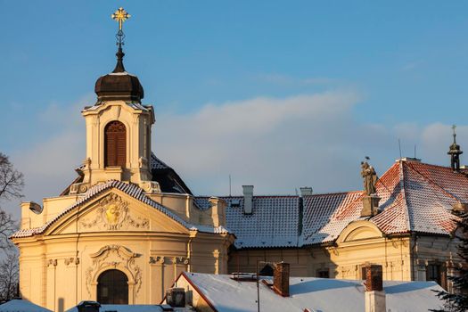 Church of the Most Sacred Heart of Our Lord in Kutna Hora. Kutna Hora, Central Bohemian Region, Czech Republic.