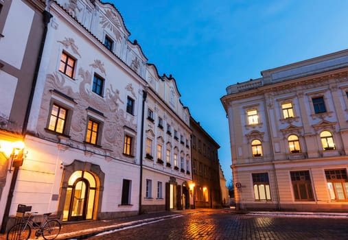 Pernstynske Square in Pardubice. Pardubice, Bohemia, Czech Republic.