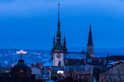 Panorama of Olomouc. Olomouc, Olomouc Region, Czech Republic.