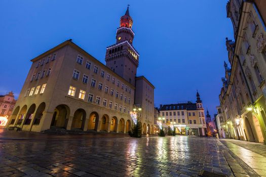 City Hall in Opole. Opole, Opolskie, Poland.