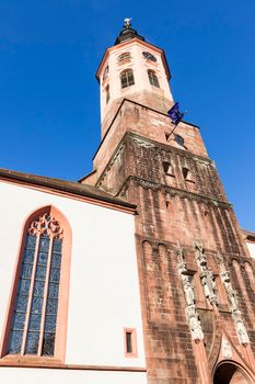 Stiftskirche in Baden-Baden. Baden-Baden, Baden-Wurttemberg, Germany.