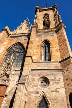 St Martin's Church in Colmar. Colmar, Grand Est, France.