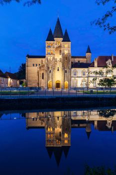 Basilica of Paray-le-Monial. Paray-le-Monial, Bourgogne-Franche-Comte, France.