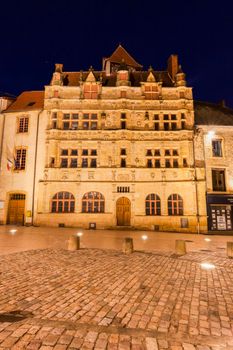 Paray-le-Monial city hall. Paray-le-Monial, Bourgogne-Franche-Comte, France.