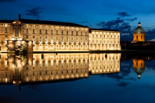 Hotel Dieu Saint Jacques - old hospital in Toulouse. Toulouse, Occitanie, France.